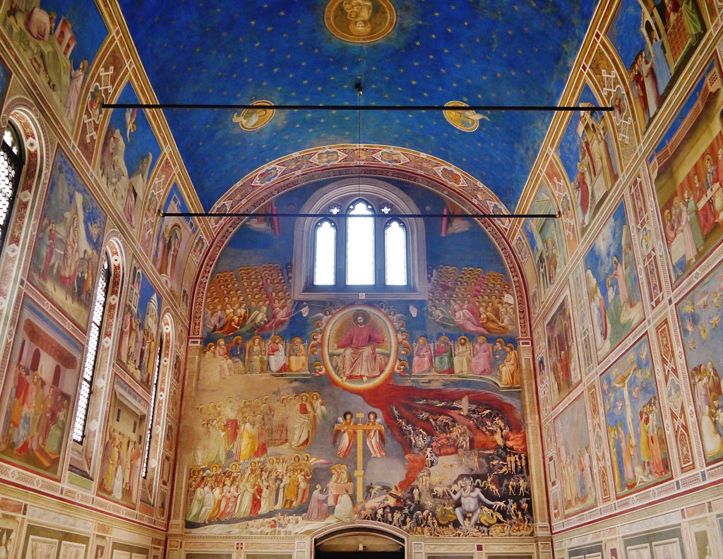 Nave of the Scrovegni Chapel, Padua, Province of Padua, Region of Veneto, Italy