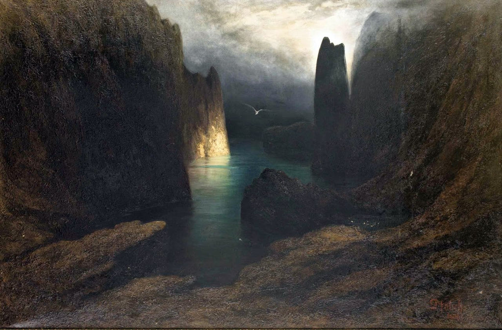 coast line of light karl diefenbach painting