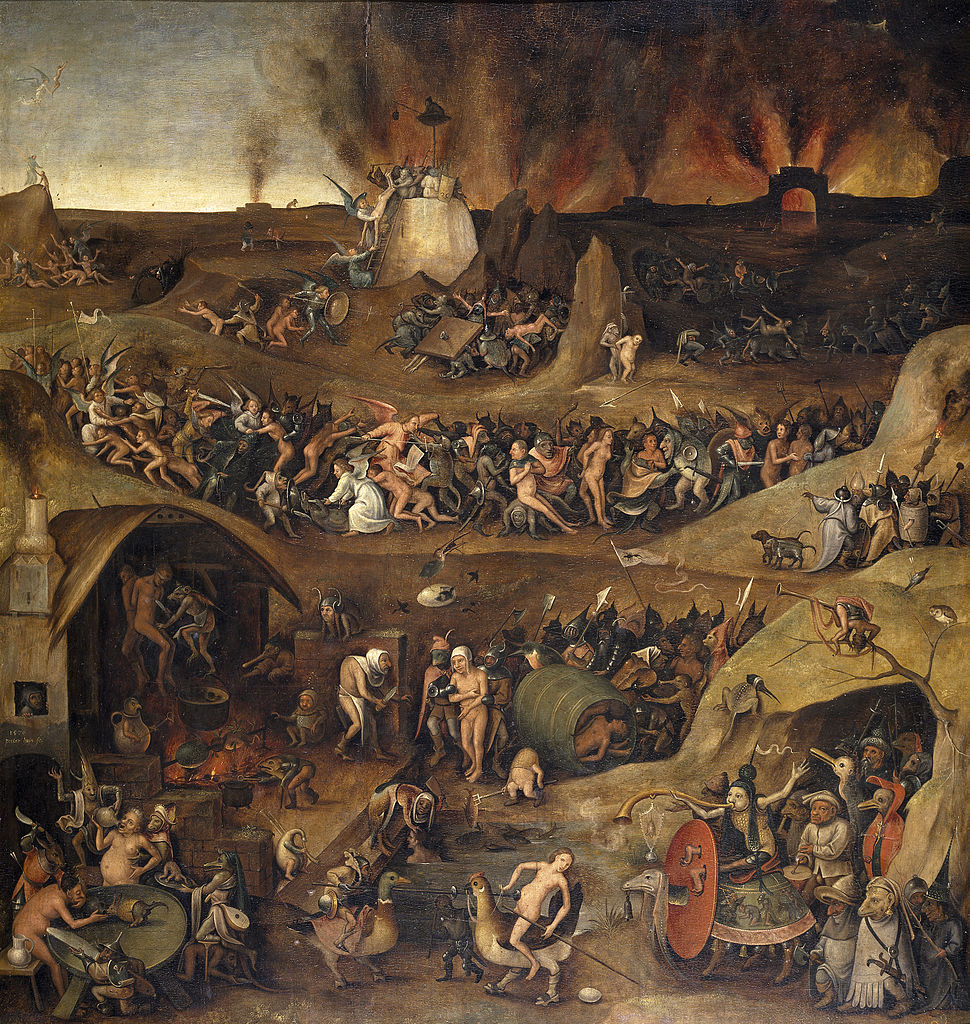 the inferno dark art landscape