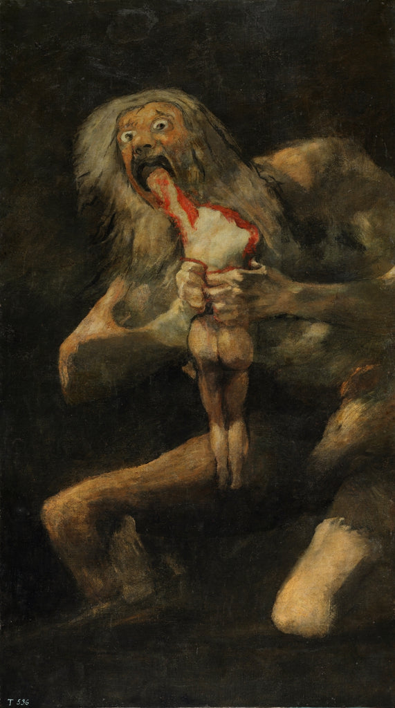 Saturn Devouring His Son by Francisco de Goya 