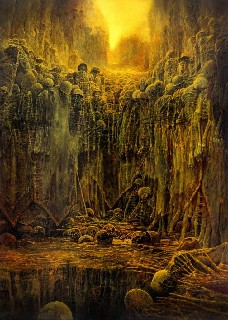 Zdzisław Beksiński Dystopian Dark Surrealism – Dark Art and Craft