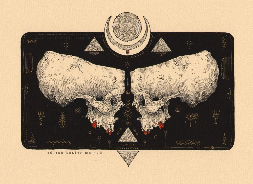 Dark Ink Craft and occult symbols by Adrian Baxter