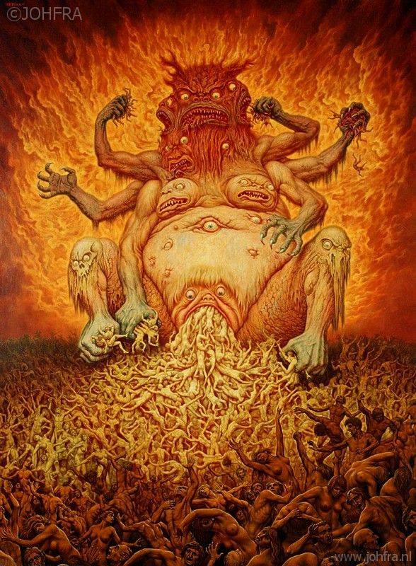 spiralformet udtrykkeligt Gods Johfra Bosschart Occult Surrealist – Dark Art and Craft