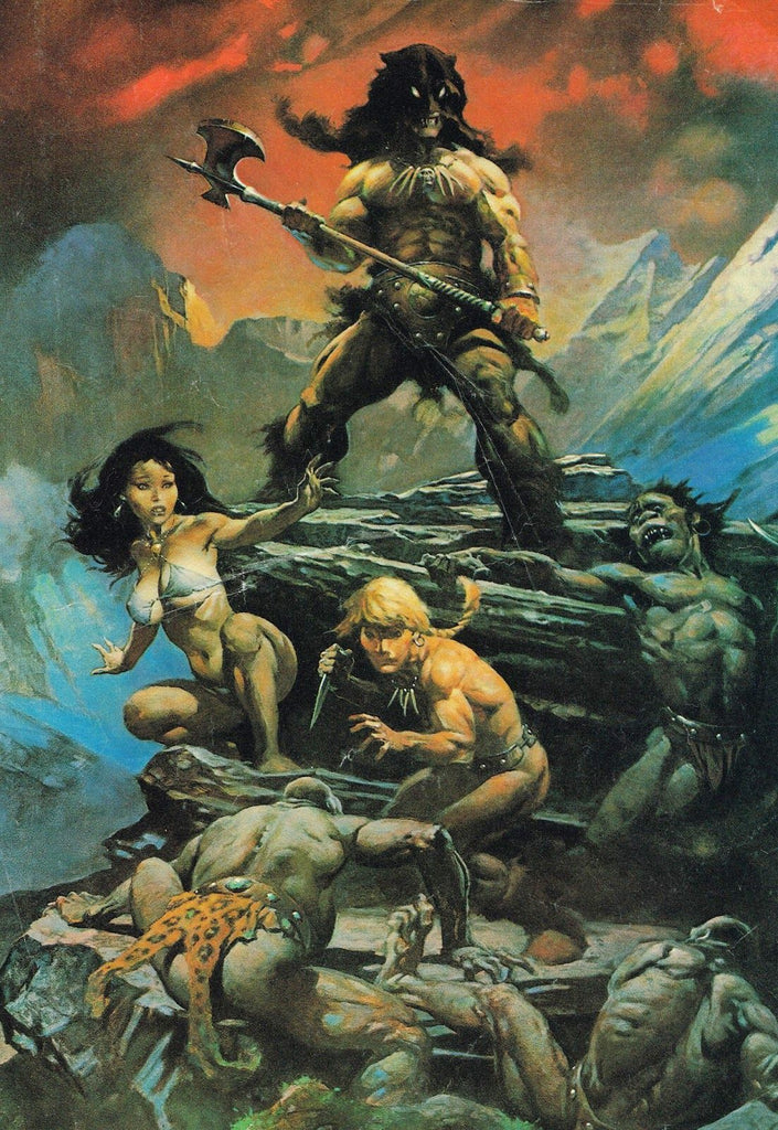 Fire And Ice by Frank Frazetta