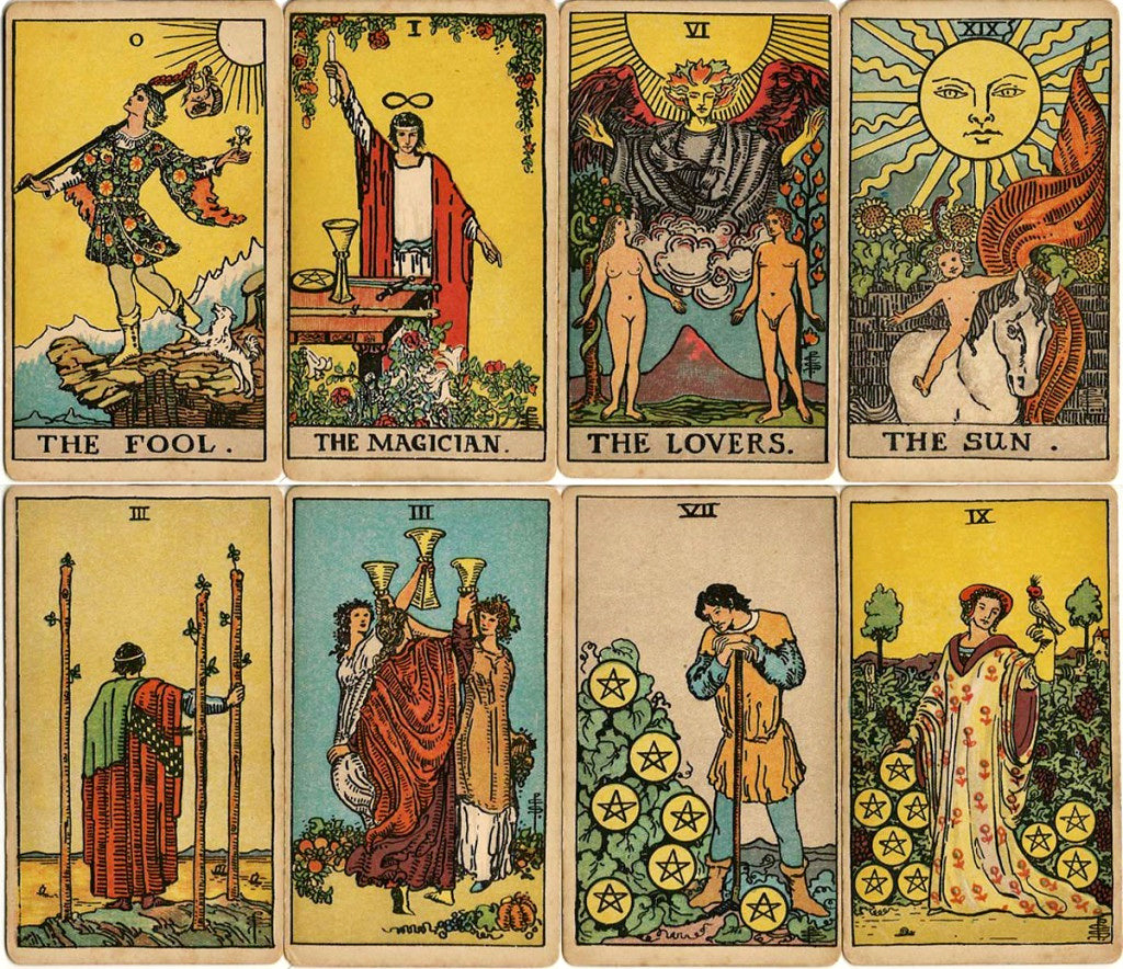 rider waite deck of occult cards