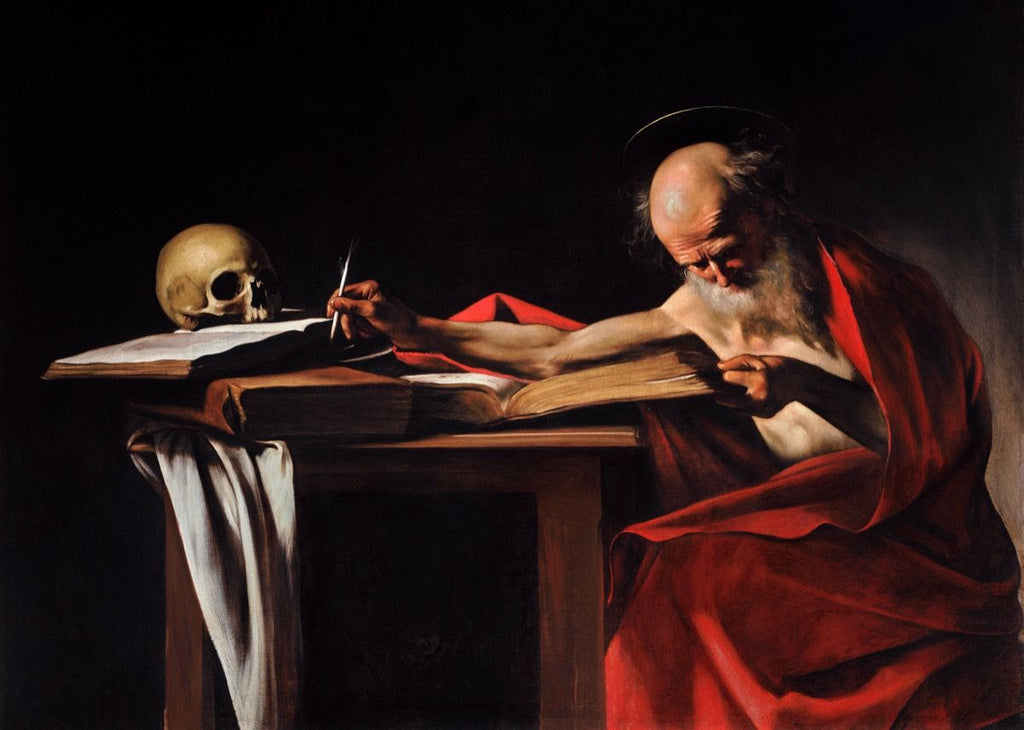 Michelangelo Merisi da Caravaggio, Saint Jerome Writing, 