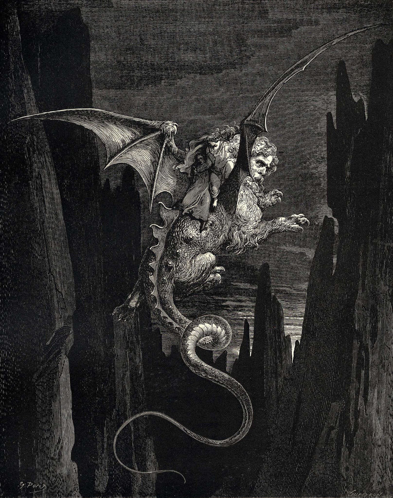 Gustave Doré The Dark Divine Comedy Dark Art And Craft