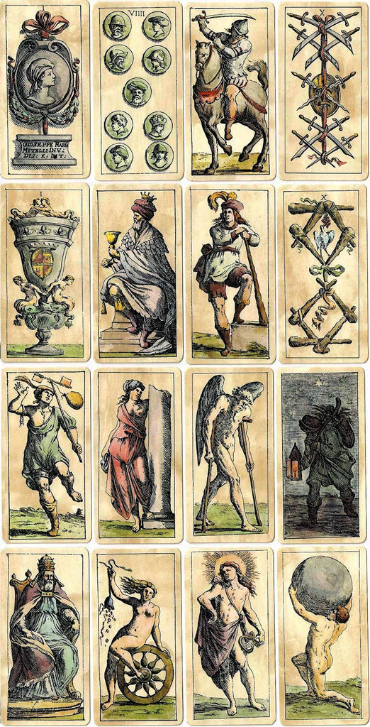 dark art occult tarot cards set