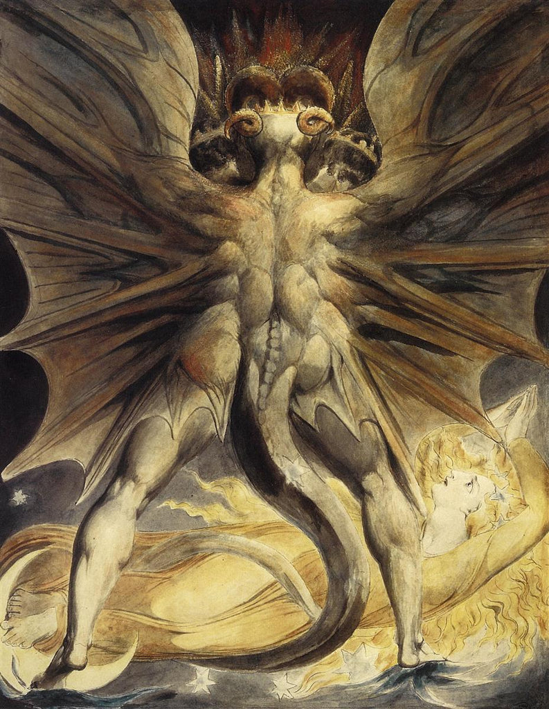 William Blake satanic esoteric art