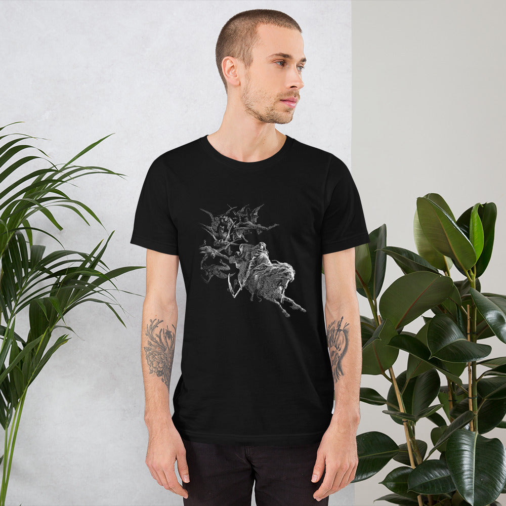 Death on the Pale Horse Gustave Doré Short-Sleeve Unisex T-Shirt