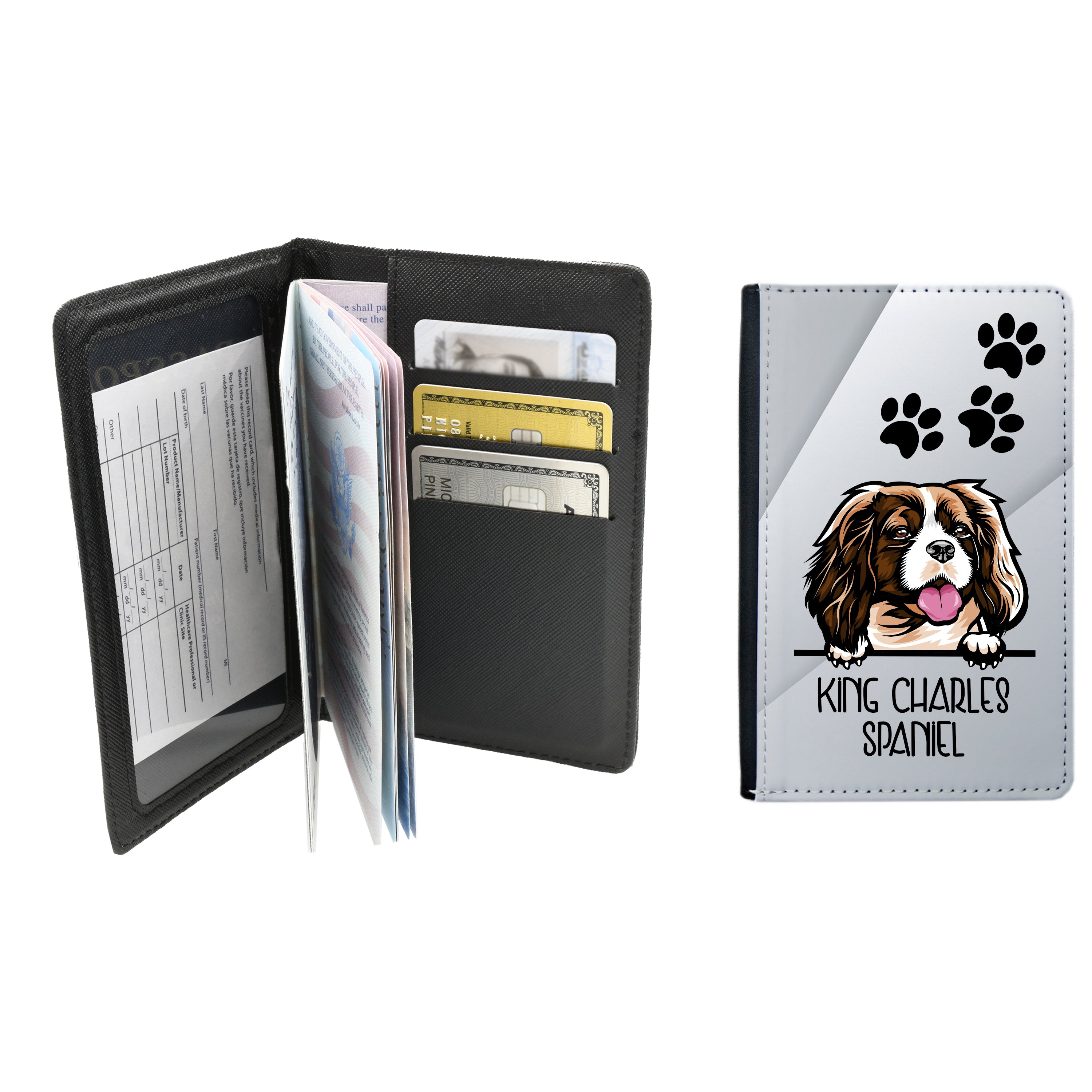 Dog Lovers Passport Wallet With Multiple Slots