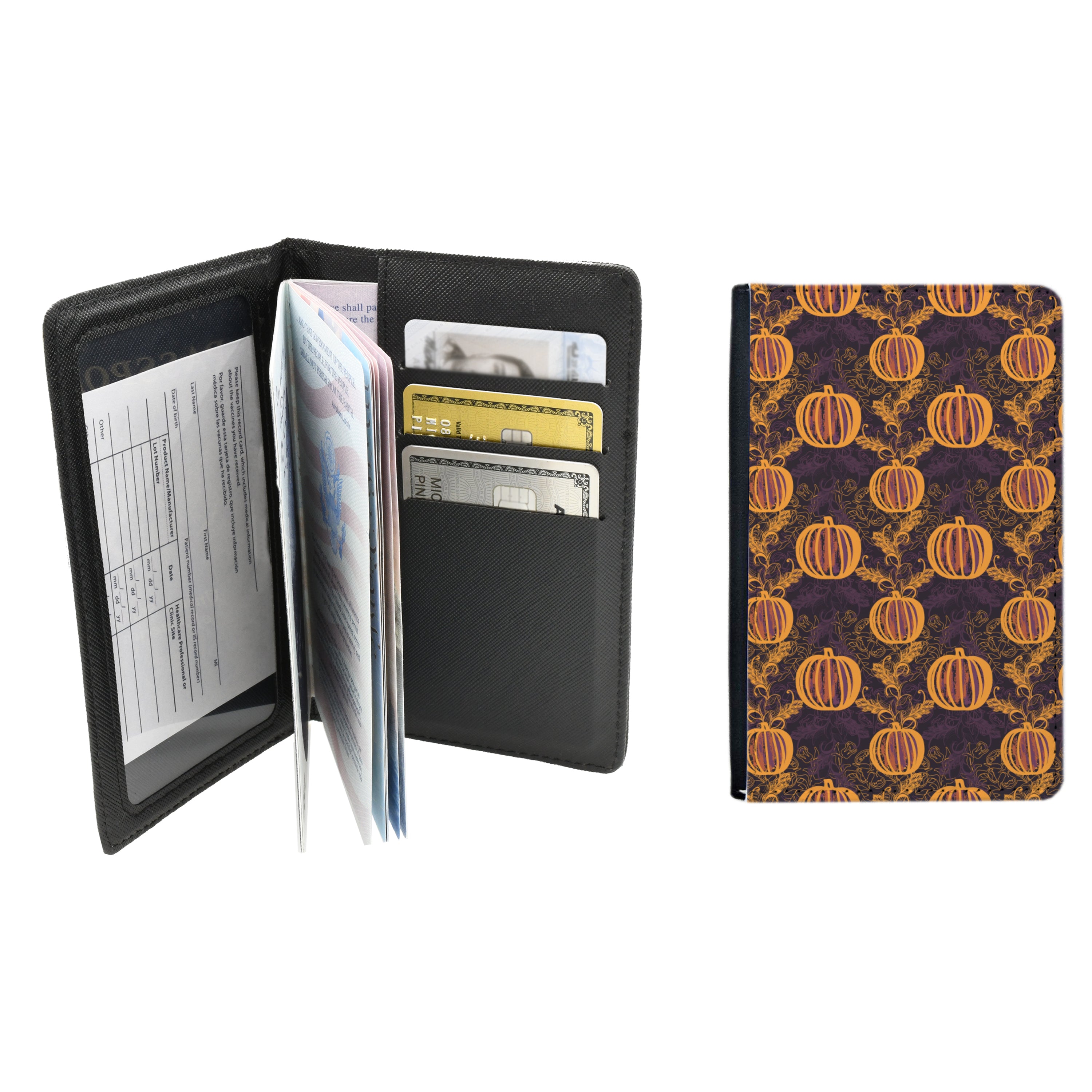 Halloween Passport Wallet With Multiple Slots