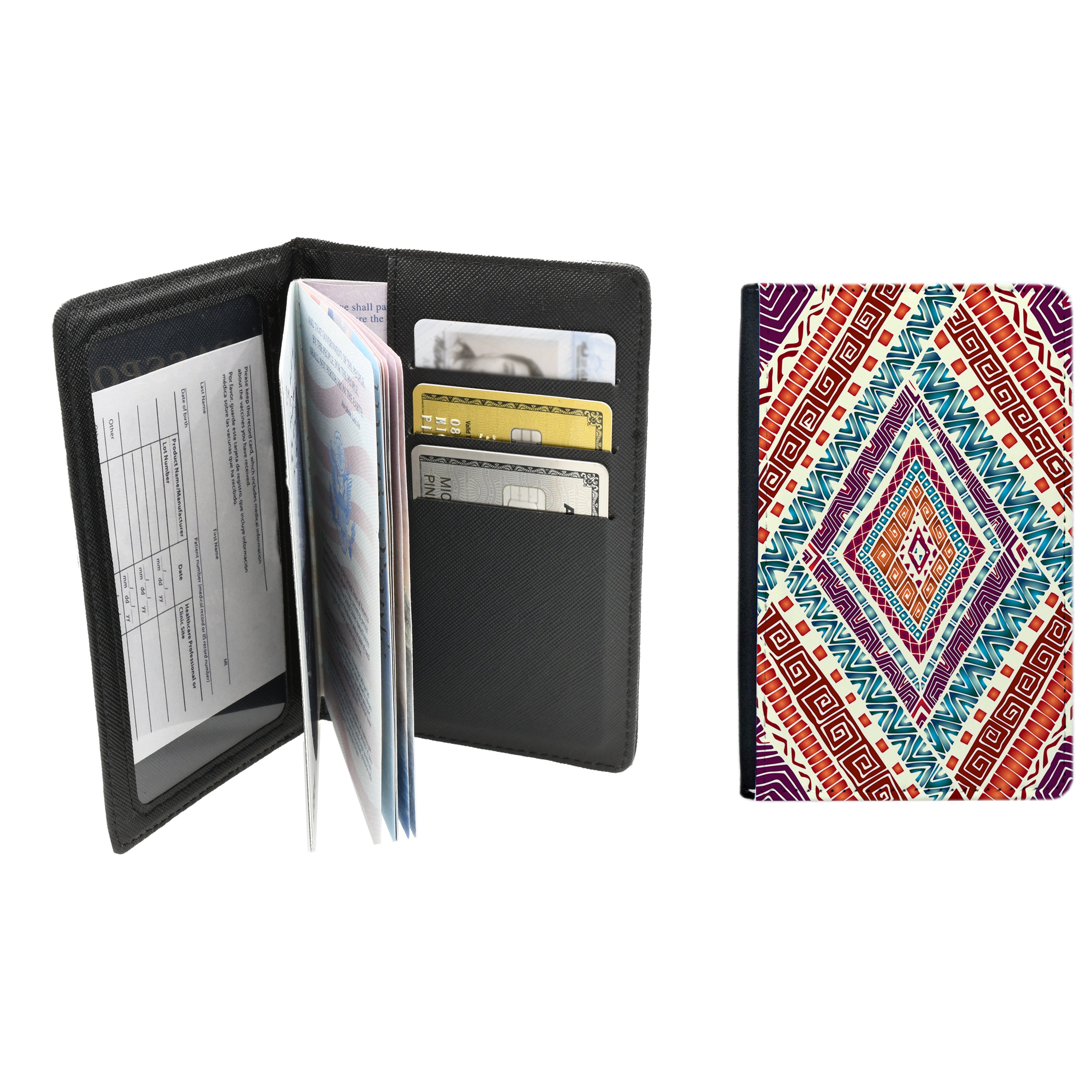 RFID Passport Holder and Wallet Combo by Pink Box