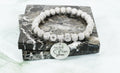 Iced Out Hearts Inspirational Stretch Bracelet In Silver By Pink Box - Part 4