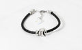 Moon Initial DIY Leather Bracelet With Austrian Crystals By Pink Box
