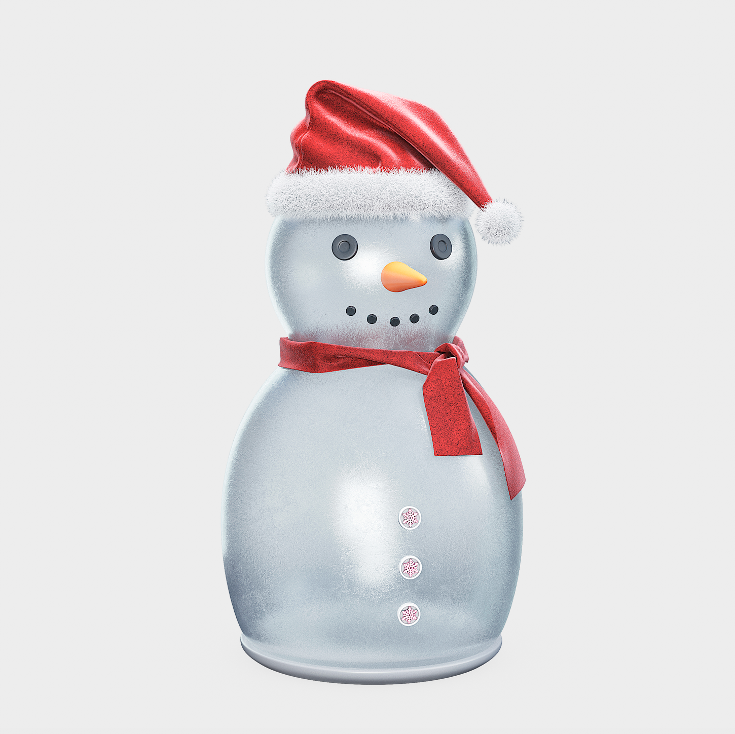 Reusable Snowman Ice Sculpture Mold