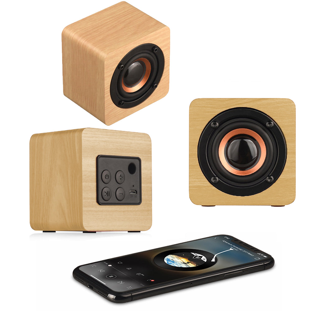mini wood bluetooth speaker