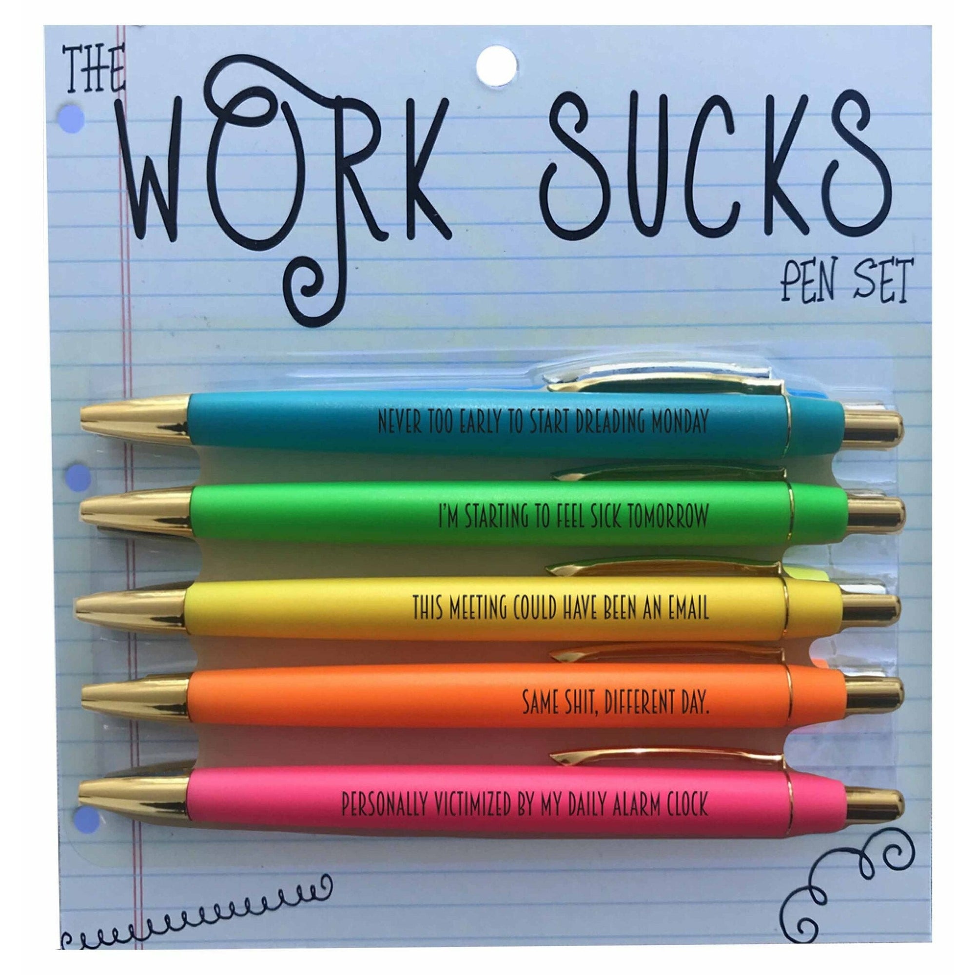 The Shit Show Pens, Welcome to the Shit Show Pen Set, Funny Pens for Adults  Swearing, Funny Pens Swear Word Daily Pen Set, For Student Gift Stationery