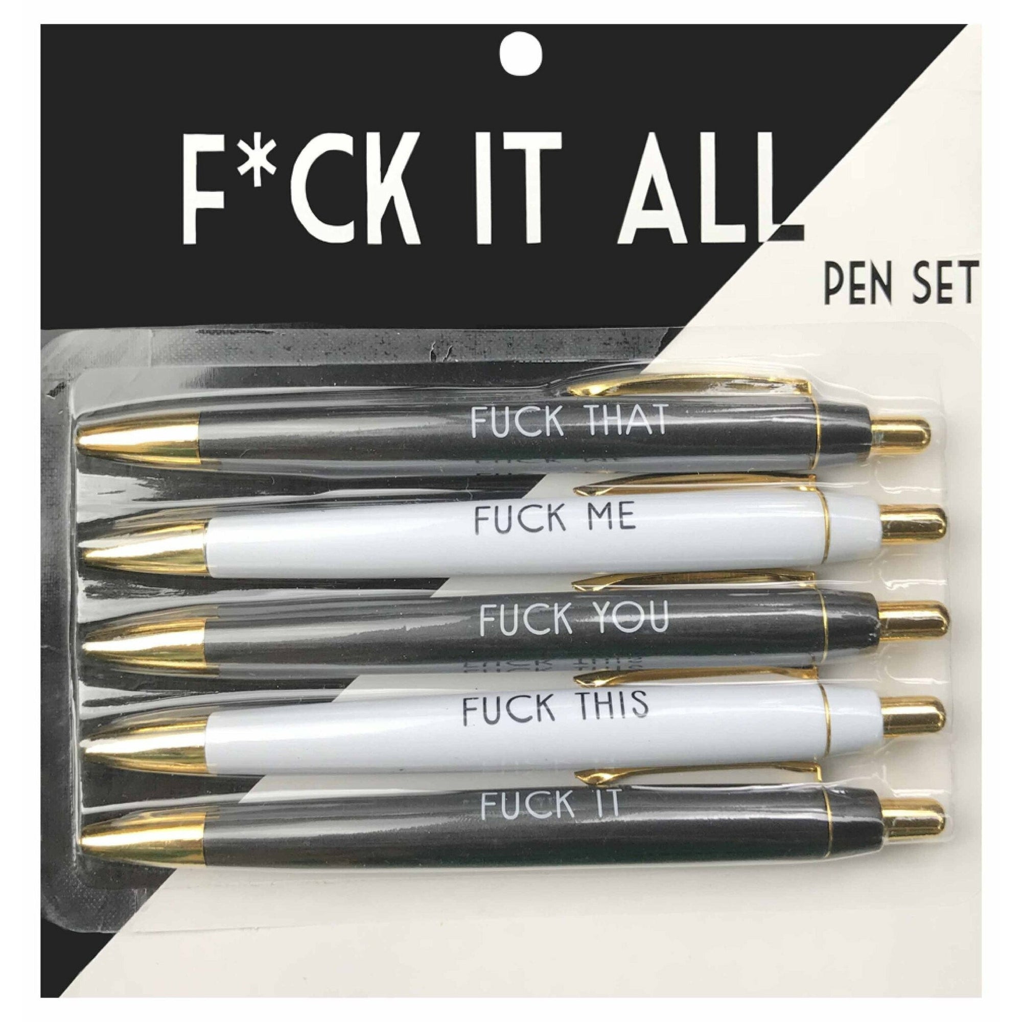 Welcome to the Shit Show Pen Set funny 