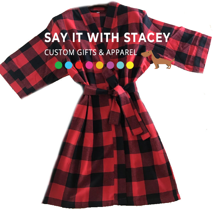 Buffalo Plaid Sleep Shirts - with it Stacey Say