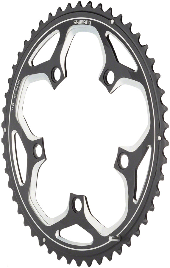 Shimano Rs500 Chainring 52t 110 d 5 Bolt 11 Speed Black Northwest Bicycle