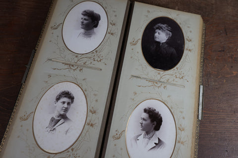 victorian cabinet card photo album