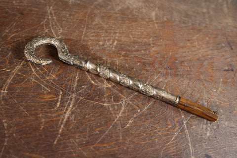 antique brass parasol handle