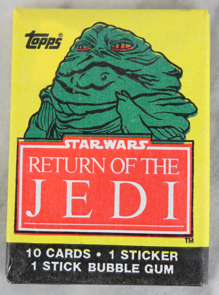 Topps Star Wars Return of the Jedi Collectible Trading Cards, One Wax