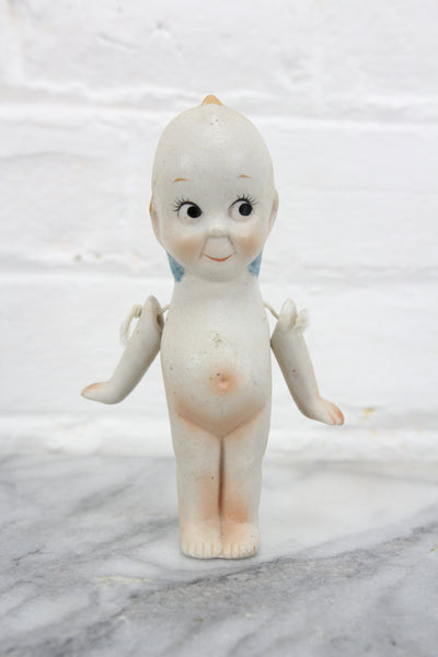 Bisque Rose O&#39;Neill Kewpie Doll with Corded Arms, 5&quot; – Memory Hole Vintage