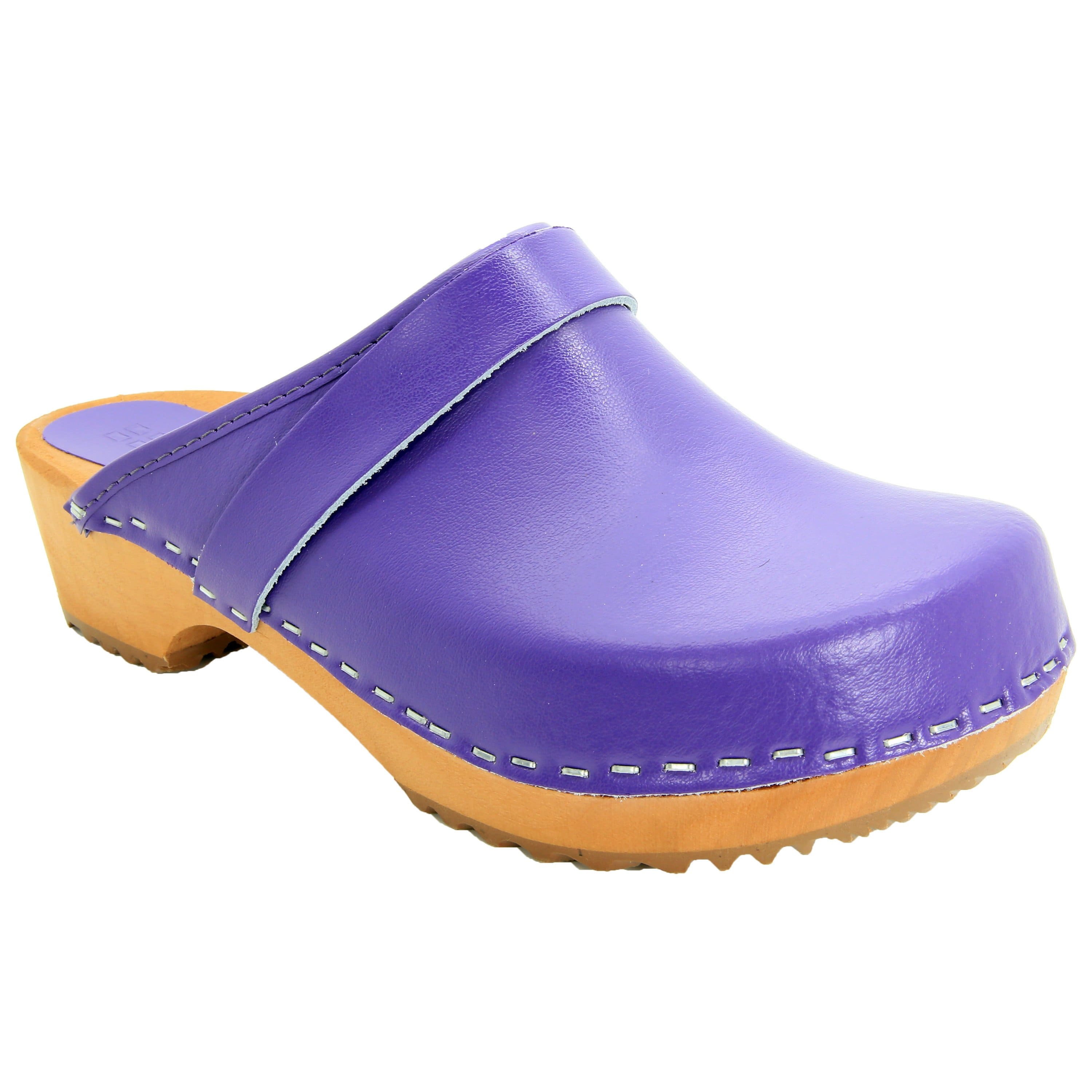 purple clog