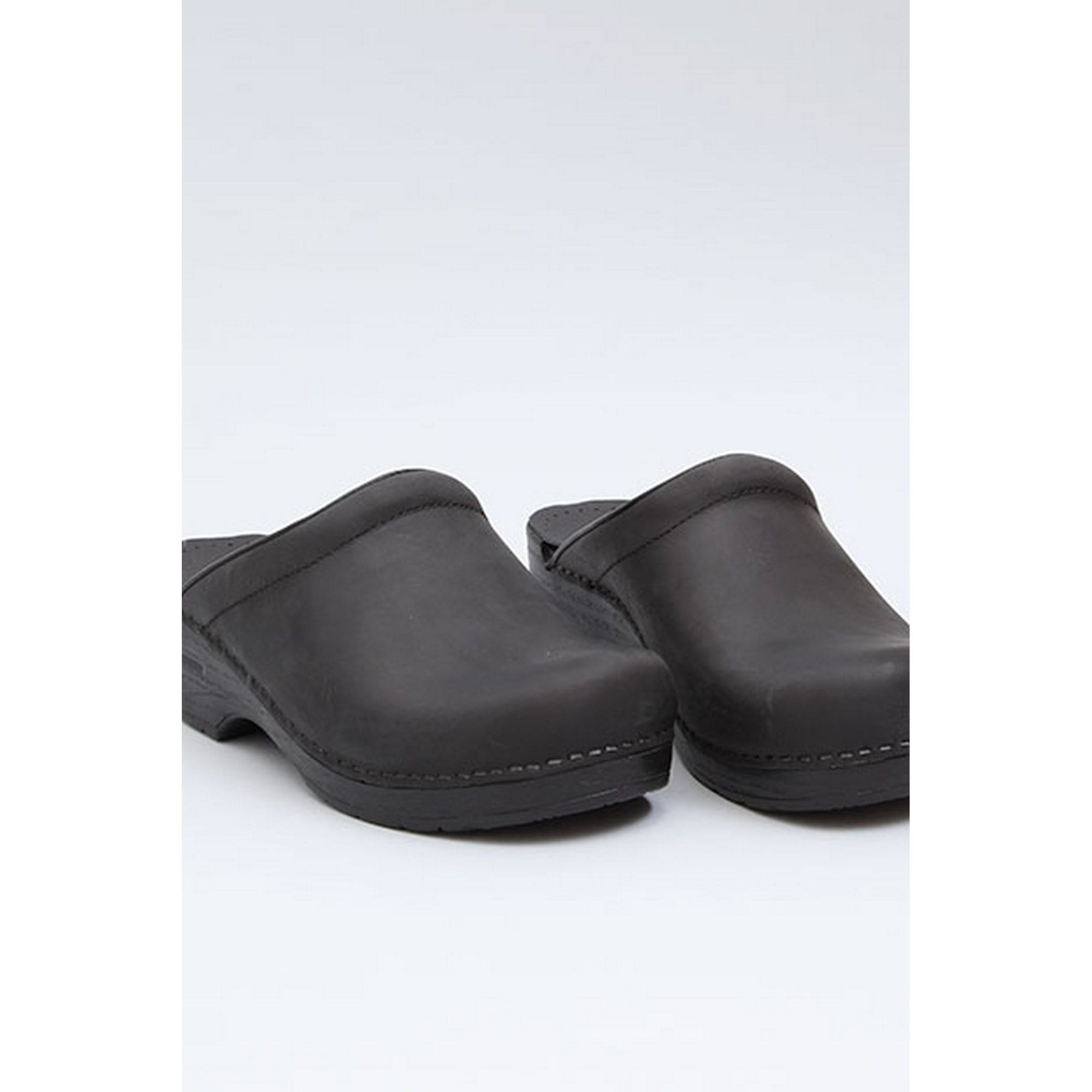 DANSKO Sonja Oiled Leather Open Back Clogs– ClogOutlet.com