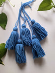 French Blue - Wool Tassels (Pack of 5)