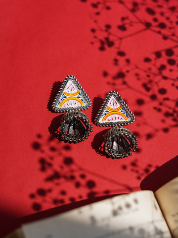 Shringar - Handpainted Earrings