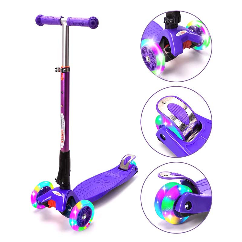 purple scooter for kids