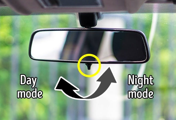 How do Day/Night rear view mirrors work?