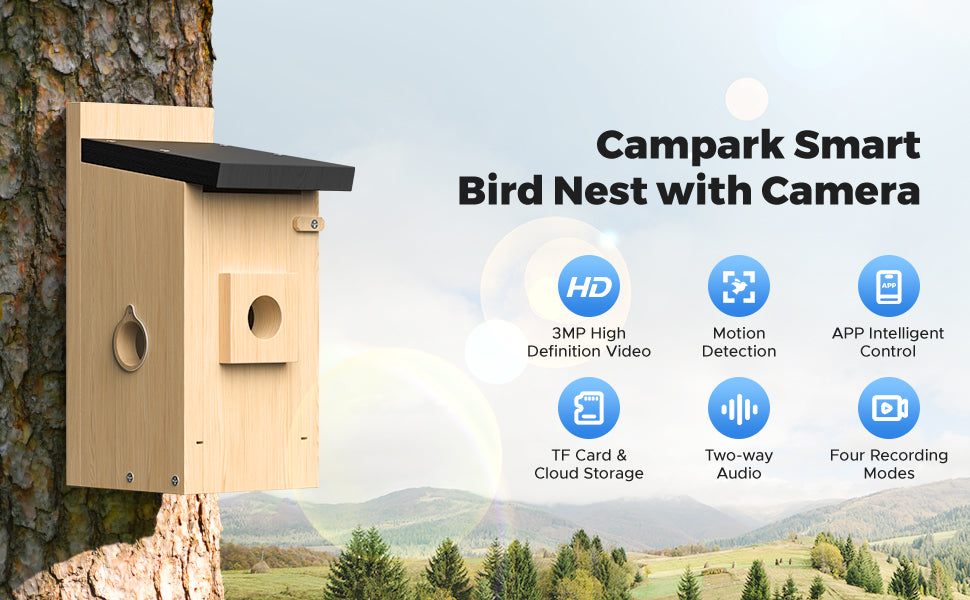 Dual Camera Smart Bird House