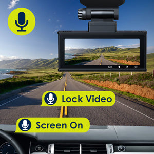 Campark DC19 4K Dual Dash Camera Front and Rear with 3.16'' Touch Scre –  Campark - Focus on Cameras