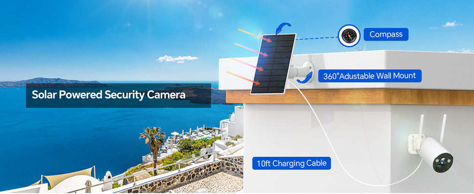 Solar Powered Security Camera System