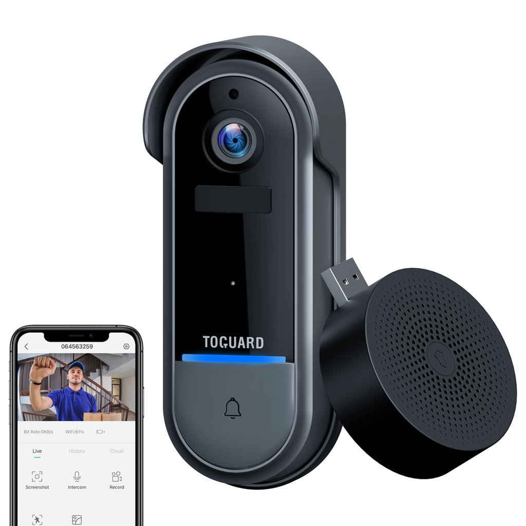 toguard-db30-video-doorbell-camera1080p-wifi-hd-home-security-front-smart-door-bell-camera
