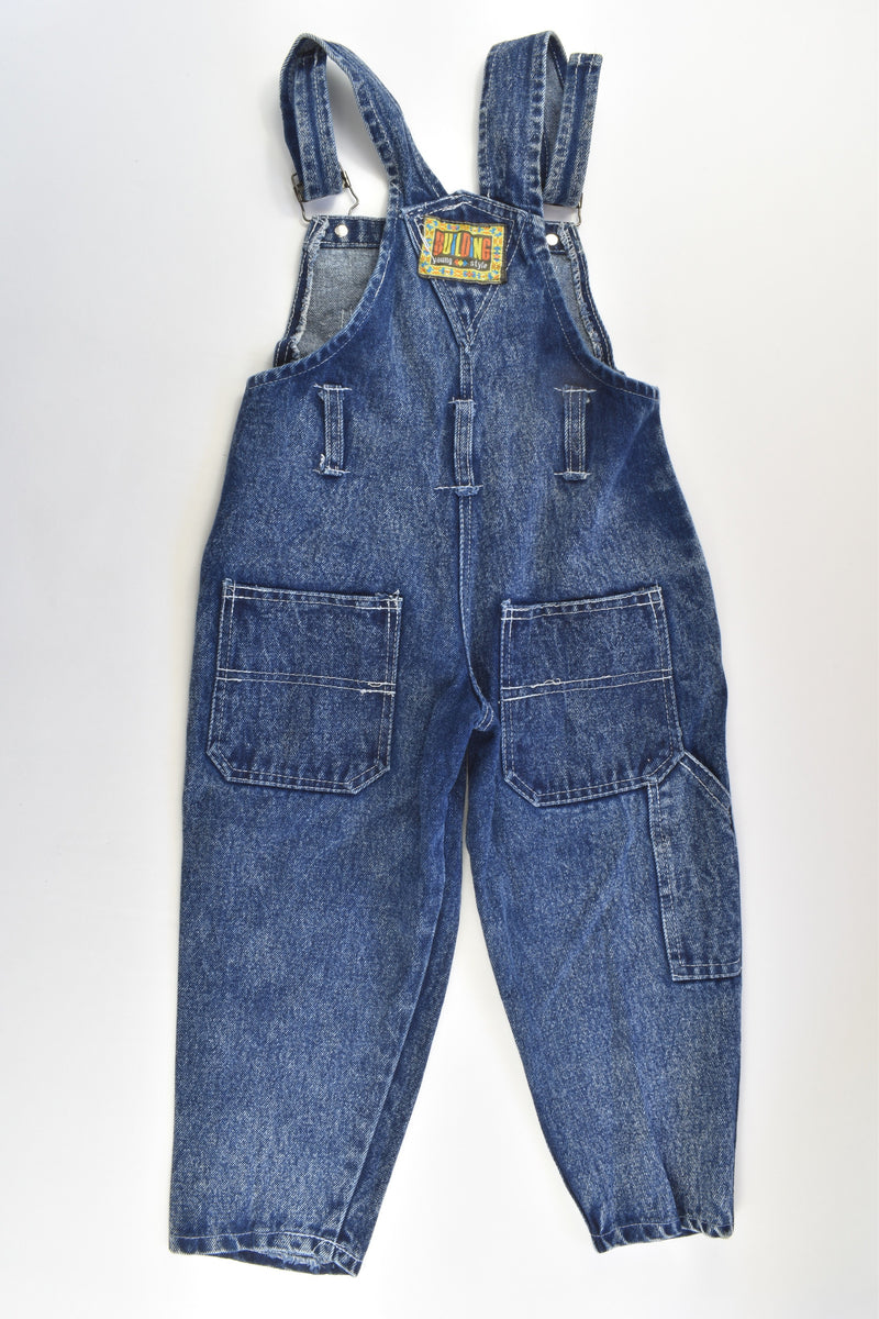 NEW Nackid Size approx 4-5 'Building Young Style' Denim Overalls