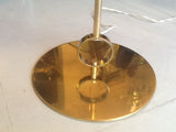 Pair of Belgium Brass Floor Lamps