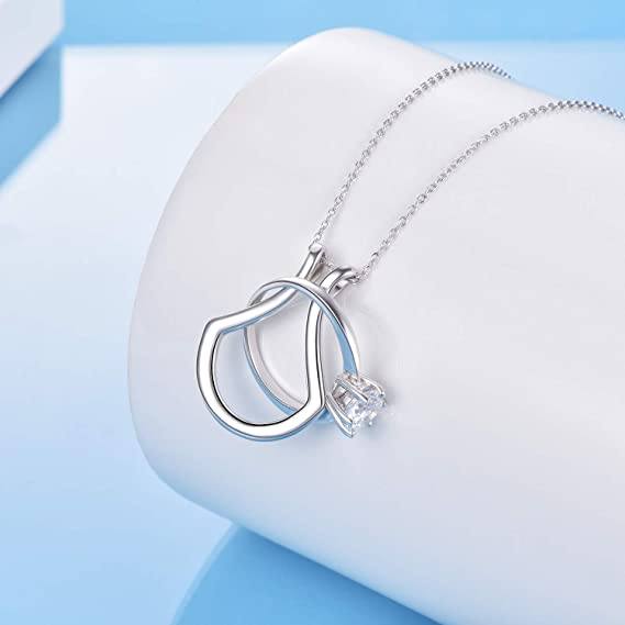 tiffany ring holder necklace