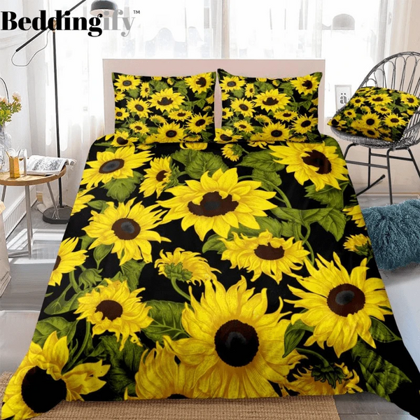 Retro Sunflower Bedding Set