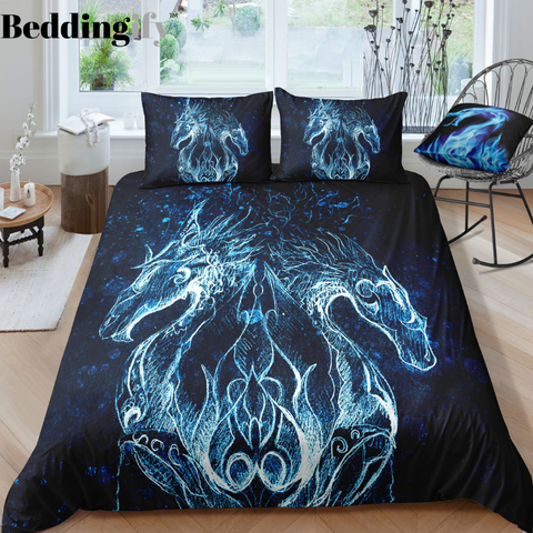 Blue Dragon Bedding Set | Beddingify