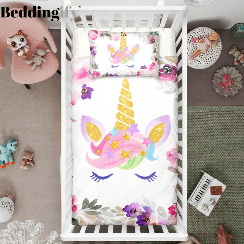 unicorn cot bed bedding