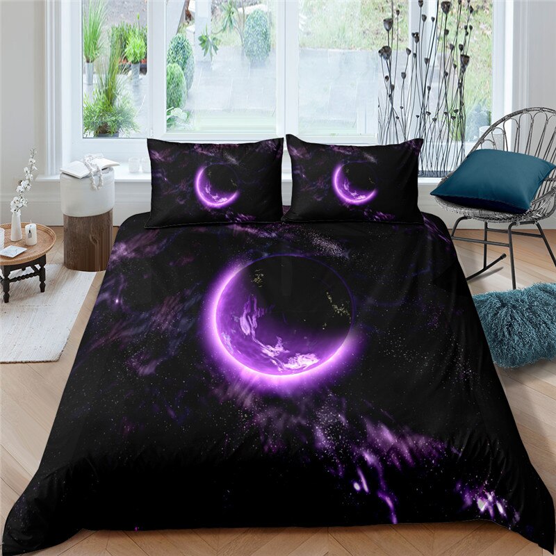 Dark Purple, Soft and Comfortable Bedding Set For Your Bedroom