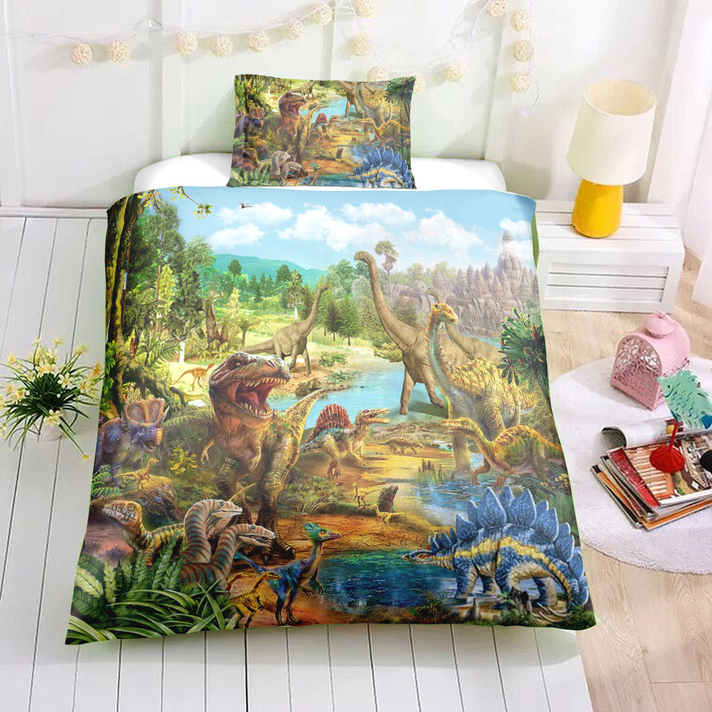 World Of Dinosaur Bedding Set Beddiny