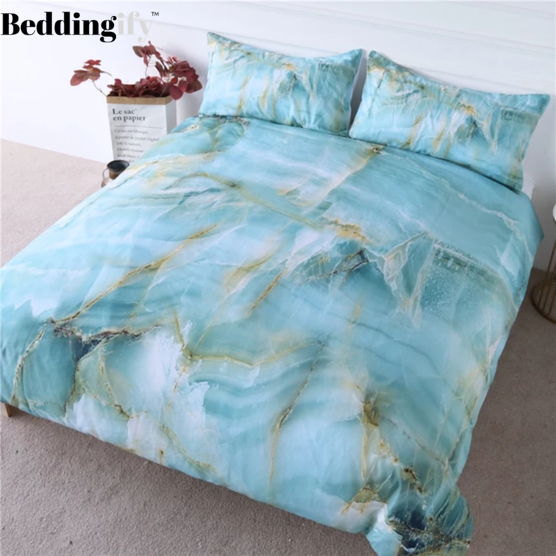 turquoise bed set