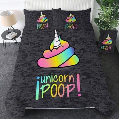 poop emoji bed sheets