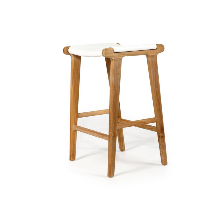 white saddle counter stools